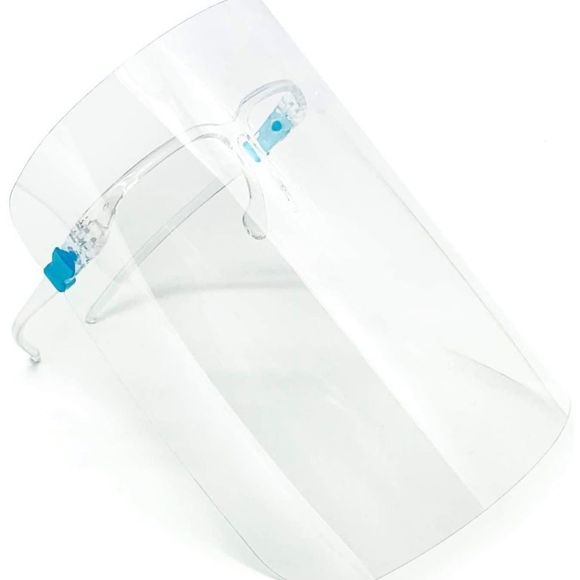 Safety Goggle Face Shield, Clear, Pack of 10 - Picture 3 of 6